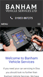 Mobile Screenshot of banhamvehicleservices.com